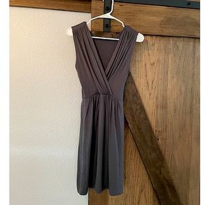 Gray Sleeveless Summer Dress